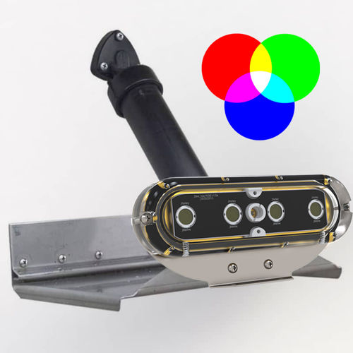 船用水下照明 - Sea-Vue® - HURLEY MARINE - LED RGB / 表面安装式 / 彩色