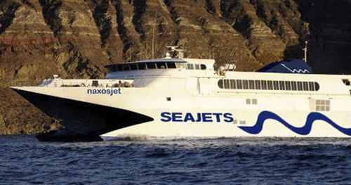 双体船载车渡轮 - NAXOS JET - INCAT - 高速