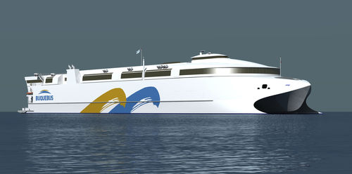 Ro-Pax载车渡轮 - INCAT HULL  - INCAT - 双体船