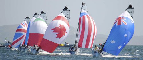 运动龙骨船帆船 - SKUD 18 - Access Dinghies - 双舵 / 补助帆桁 / 行动不便人士