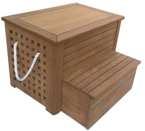 带可回缩楼梯板柚木箱 - STEP Storage Chest - Valdenassi - 船用