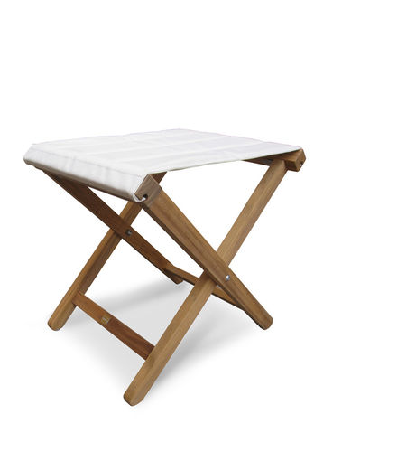 船用凳子 - SQUARE Director Stool  - Valdenassi - 柚木 / 布料