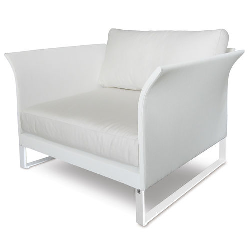 游艇扶手椅 - KONFY  | Lounge Chair 75 - Valdenassi - 布料 / 金属 / 棕色