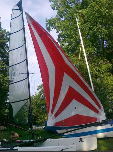 大三角帆 - SPHB180000 - Forward Sailing - 用于小帆艇 / F18 级 / Hobie 18 级