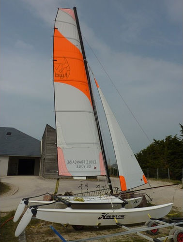 艏三角帆 - FSEZ16W001 - Forward Sailing - 用于运动多体船 / Dacron® / Hobie 16