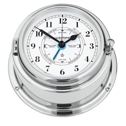 模拟钟 - CW360007 - Gerhard D. WEMPE KG Division Chronometerwerke - 黄铜 / 铬制 / 潮汐指示器
