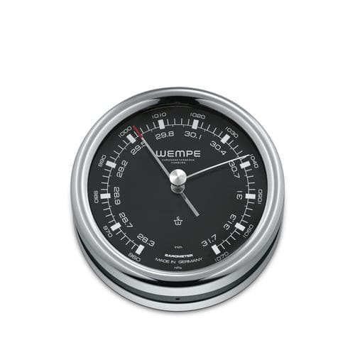 模拟气压计 - CW250008 - Gerhard D. WEMPE KG Division Chronometerwerke - 不锈钢 / 黑色