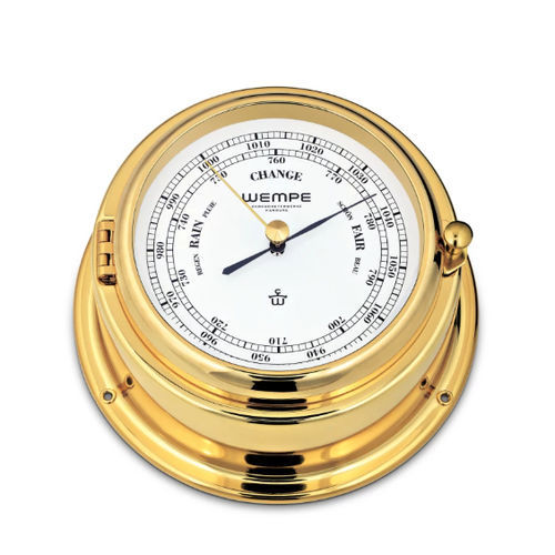 模拟气压计 - CW310008 - Gerhard D. WEMPE KG Division Chronometerwerke - 黄铜 / 白色