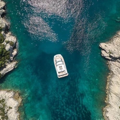 机动双体游艇 - M8 - Prestige Yachts - 巡游 / 飞桥 / 舷内
