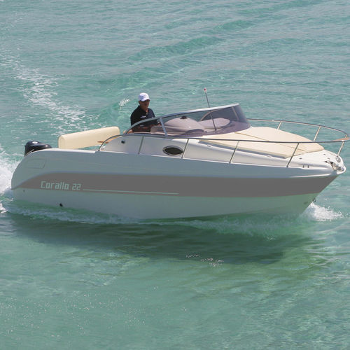 舷外日间小游艇 - CORALLO 22 - Mingolla Cantiere Nautico srl - 开放式 / 最多容纳 8 人 / 带驾驶室