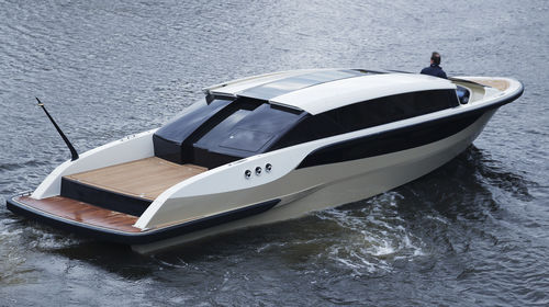 尾机驱动快艇 - LIMOUSINE 10,5 M - Yachtwerft Meyer - 双引擎 / 开放式 / 中央控制台