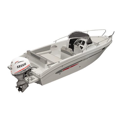 Walkaround / 舷外 - SD 6.7 - Selva Marine - Fiberglass - 开放式 / 玻璃纤维 / 日光浴