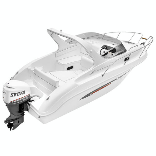 舷外舱房游艇 - C.7.1 CABIN PLUS - Selva Marine - Fiberglass - 开放式 / 玻璃纤维 / 最多容纳 8 人