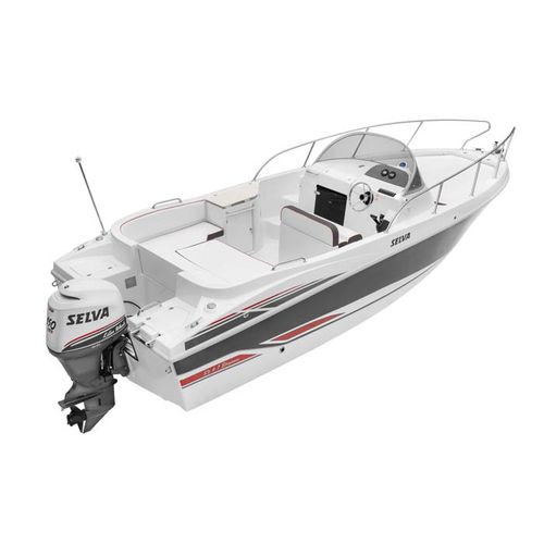 Walkaround / 舷外 - SD 6.7 ELEGANCE - Selva Marine - Fiberglass - 开放式 / 玻璃纤维 / 最多容纳 7 人
