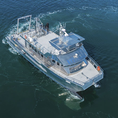 水文地理研究船专业船 - 73′ - All American Marine - 双体船 / 舷内 / 铝制