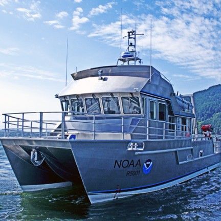 潜水支持船专业船 - R/V AUK - All American Marine - 科考船 / 双体船 / 舷内