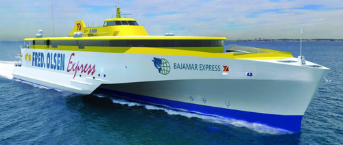 Ro-Pax载车渡轮 - BAJAMAR EXPRESS - Austal USA - 三体船 / 高速