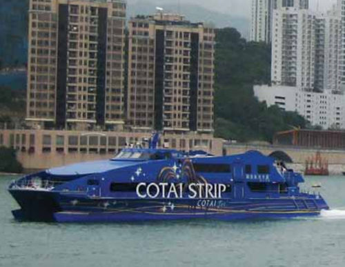 双体船载车渡轮 - THE COTAI STRIP COTAIJETS - Austal USA - 高速
