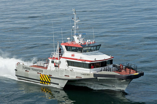 船员转运近海服务船 - EXPRESS TRI SWATH 27 - Austal USA - 风电场