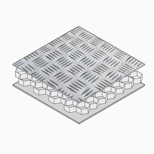 船用隔断夹芯板 - VENTURELITE® 2025 - Ayres Composite Panels - 蜂窝铝 / 铝