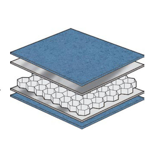 船用隔断夹芯板 - AYRLITE® 2054 - Ayres Composite Panels - 蜂窝状 / 铝