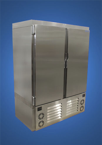 船用冷藏冷冻柜 - R20F20-2M-ADS-MLR / R20F20-2M-SN-MLR - Cospolich Refrigerator Co - 独立式 / 前端装载 / 不锈钢