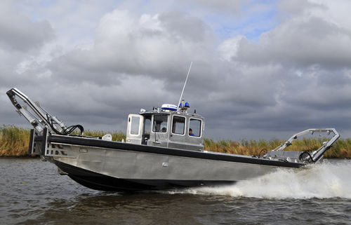 巡逻艇专业船 - 36 COURAGEOUS - Metal Shark Aluminum Boats - 舷内喷水式推进器 / 铝制