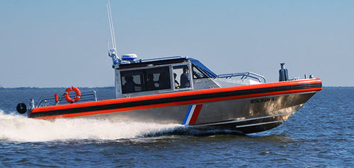 巡逻艇专业船 - 38 DEFIANT - Metal Shark Aluminum Boats - 舷内喷水式推进器 / 柴油 / 铝制
