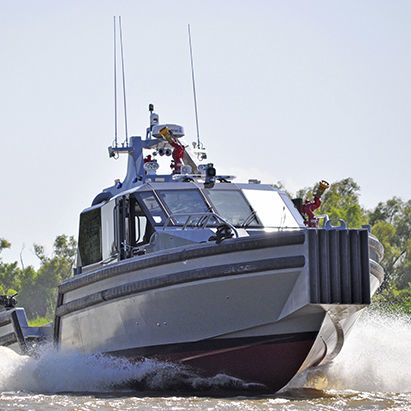巡逻艇专业船 - 55 DEFIANT - Metal Shark Aluminum Boats - 消防船 / 领航船 / 舷内喷水式推进器
