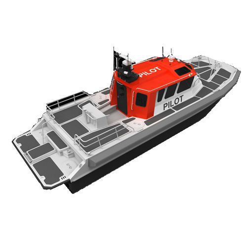 领航船专业船 - M1 - 46' - Moose Boats, Inc. - 双体船 / 舷内喷水式推进器 / 柴油