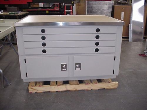 船舶海图桌 - NOAA - Quality Metal Works - 钢