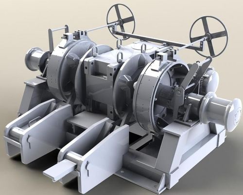 液压锚机 - Schoellhorn-Albrecht Machine Company - 电动 / 船舶 / 卧式