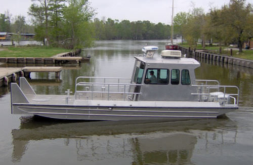 工作驳船专业船 - 3110BV - Scully's Aluminum Boats - 舷外