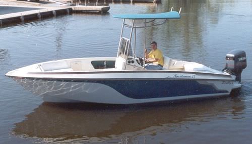 舷外敞开艇 - Sportsman23 - Scully's Aluminum Boats - 铝制 / T形顶篷
