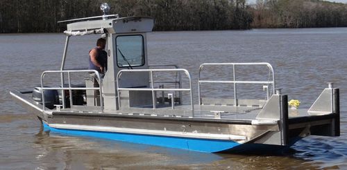 工作驳船专业船 - 2484BV - Scully's Aluminum Boats - 舷外 / 铝制