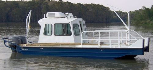 工作驳船专业船 - 2496BV - Scully's Aluminum Boats - 舷外 / 铝制