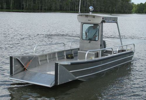 登陆艇专业船 - 2284LC - Scully's Aluminum Boats - 舷内 / 铝制