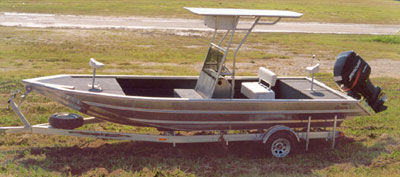 舷外敞开艇 - 2284V-CC - Scully's Aluminum Boats - 铝制