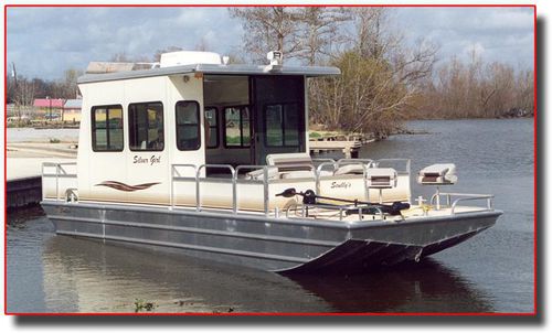 舷内船屋 - 26 Cabin Barge - Scully's Aluminum Boats - 铝制