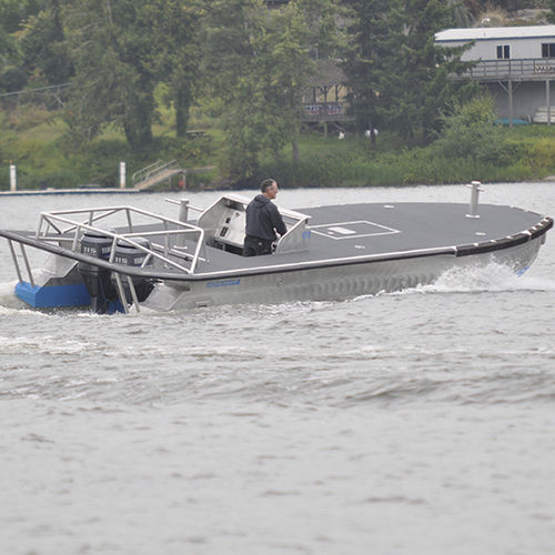 送缆船专业船 - V BARGE 25' - Workskiff Inc - 舷外 / 铝制