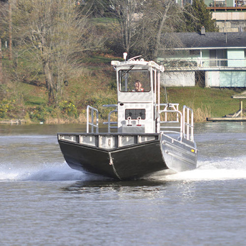 工作驳船专业船 - V BARGE 26' #1 - Workskiff Inc - 舷外 / 铝制