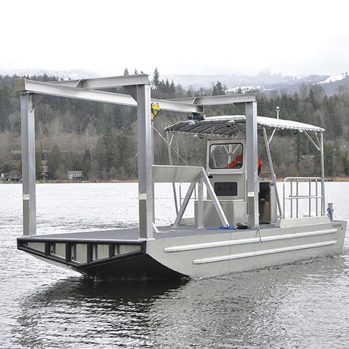 工作驳船专业船 - V BARGE 26' #3 - Workskiff Inc - 舷外 / 铝制
