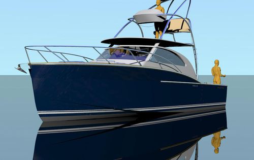 舷内快艇 - PACIFIC 32 - Dickey Boats Limited - 飞桥 / Downeast