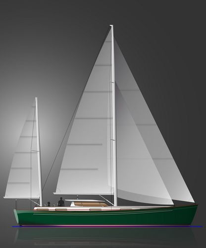 巡航竞赛帆船游艇 - M55 VERA - Morozov Yachts - 3舱 / 中央驾驶舱 / 封闭式驾驶舱
