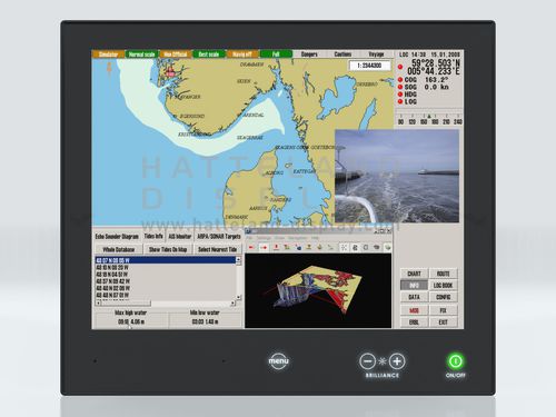 船舶显示器 - HD 15T22 MMD - Hatteland Display AS - 多功能 / PC / 导航系统