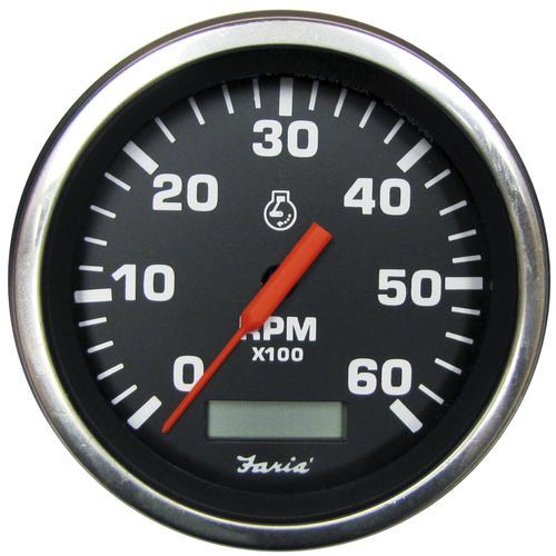 模拟转速表 - TC9132 - Beede Electrical Instrument - 船用 / 带有发动机计时器