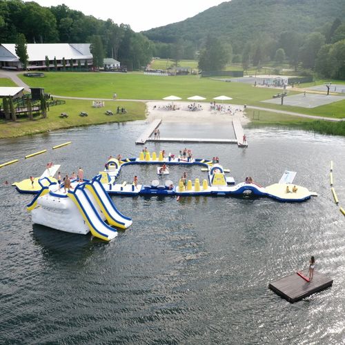游乐场水上玩具 - Splash Trax Waterfront Course - RAVE Sports - 用于水上乐园 / 充气式
