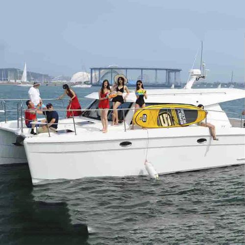 双体快艇 - 38ft catamaran boat - Qingdao Lian Ya Boat Co.,Ltd. - 舷外