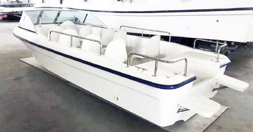 舷外休闲钓鱼船 - FRP20F double hull - Qingdao Lian Ya Boat Co.,Ltd. - 开放式 / 钓鱼运动 / 玻璃纤维