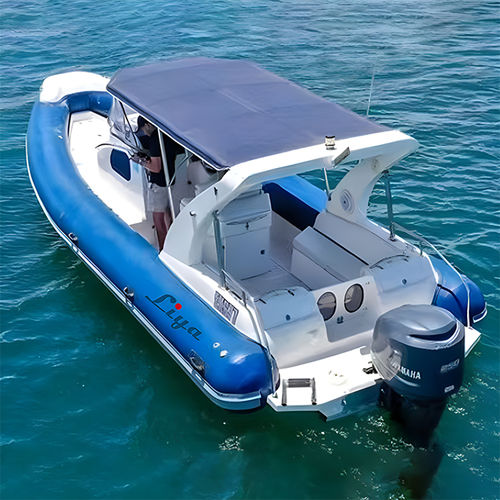 舷外充气艇 - RIB830 - Qingdao Lian Ya Boat Co.,Ltd. - 汽油 / 双引擎 / 刚性船体